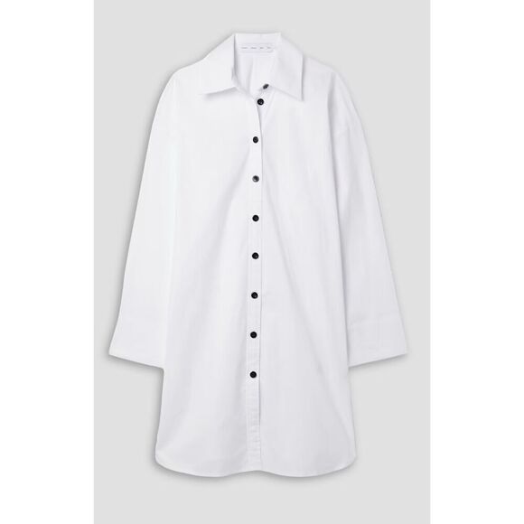 Proenza Schouler Dresses & Skirts - PROENZA SCHOULER PSWL Cutout cotton-blend poplin mini shirt dress NWT Size Small
